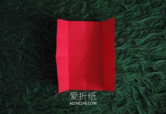 怎么折纸圣诞星礼物挂饰的折法详细步骤图解- www.aizhezhi.com