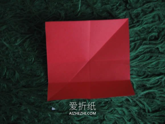 怎么折纸圣诞星礼物挂饰的折法详细步骤图解- www.aizhezhi.com