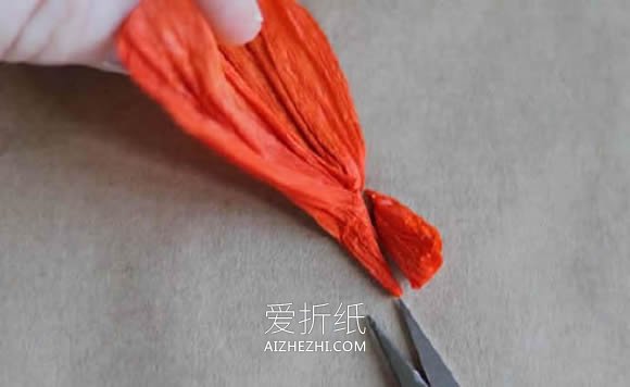 怎么做超美皱纹纸虞美人花的制作方法教程- www.aizhezhi.com