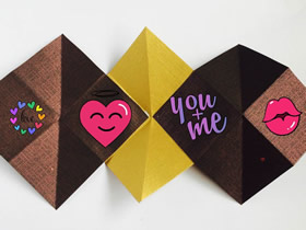 怎么做创意折叠情人节贺卡的制作方法教程