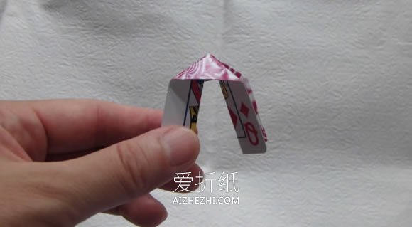 怎么用扑克牌折果盘收纳盒的制作方法图解- www.aizhezhi.com