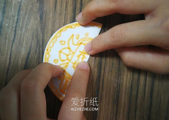 怎么简单做中秋节月饼贺卡的制作方法图解- www.aizhezhi.com