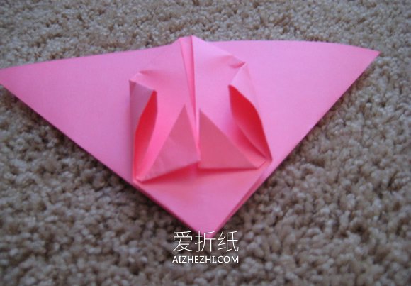 怎么折纸立方体的折法图解 放入LED灯变灯笼- www.aizhezhi.com