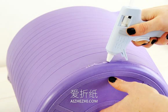 怎么用麻绳做漂亮花盆套的制作方法教程- www.aizhezhi.com