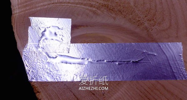 怎么用树脂改造裂开木板 制作夜光搁板置物架- www.aizhezhi.com