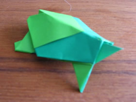 怎么简单折纸立体乌龟的折法步骤图解