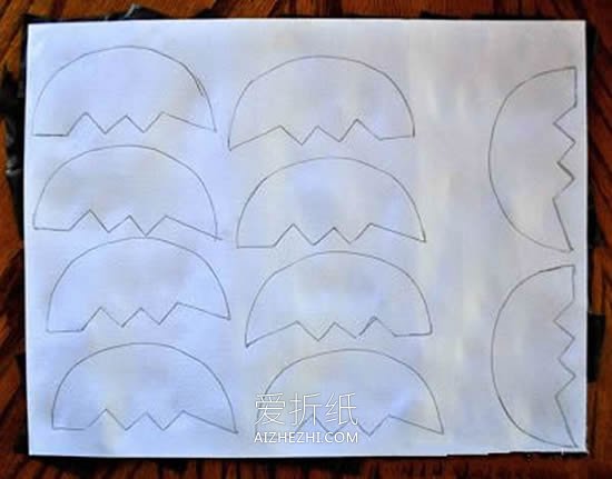 怎么用蛋糕纸做万圣节蝙蝠贺卡的制作方法- www.aizhezhi.com