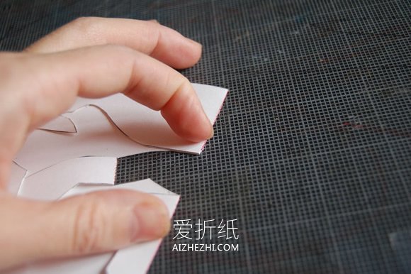 怎么做情人节立体鸽子/鹳贺卡的制作方法图解- www.aizhezhi.com