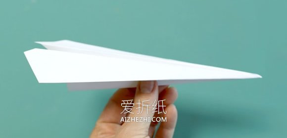 怎么折纸最快纸飞机的详细折法步骤图解- www.aizhezhi.com