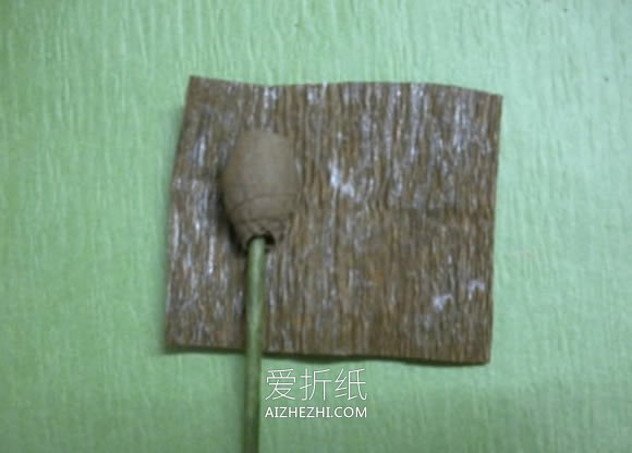 怎么用皱纹纸做虞美人花束的简单制作教程- www.aizhezhi.com