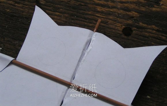 怎么简单做猫头鹰纸风筝的手工制作方法教程- www.aizhezhi.com