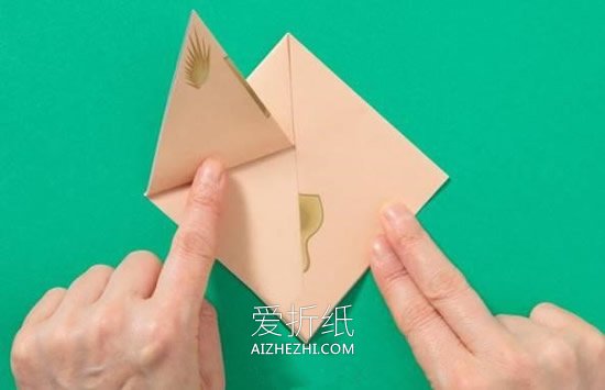 怎么简单折纸兔子手偶的折法步骤图解- www.aizhezhi.com