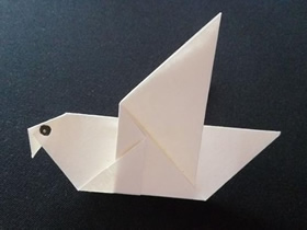 怎么简单折纸鸽子的折法详细步骤图解