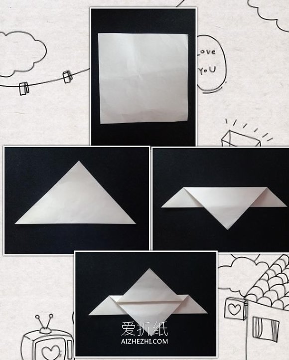 怎么简单折纸鸽子的折法详细步骤图解- www.aizhezhi.com