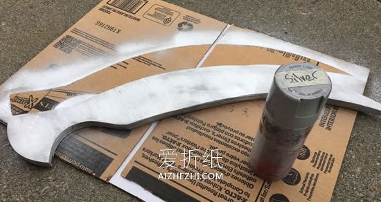 怎么做万圣节胶合板死神镰刀的制作方法- www.aizhezhi.com