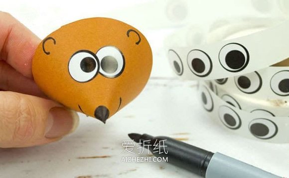 怎么用松果做小刺猬的制作方法简单又可爱- www.aizhezhi.com