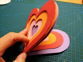 怎么做创意心形贺卡的手工制作方法图解