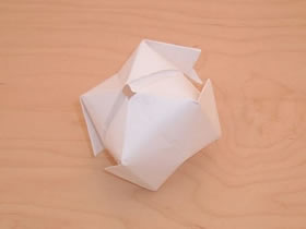 怎么简单折纸气球水炸弹的折法步骤图解