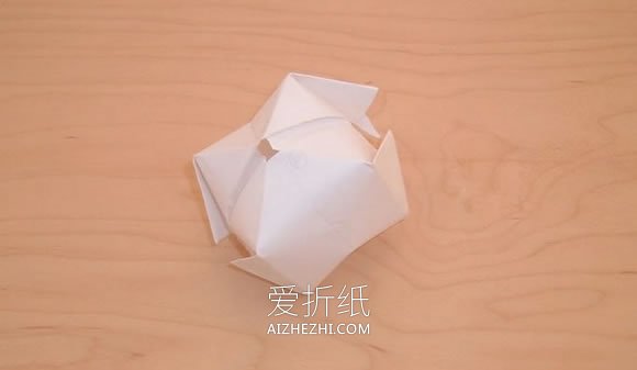 怎么简单折纸气球水炸弹的折法步骤图解- www.aizhezhi.com