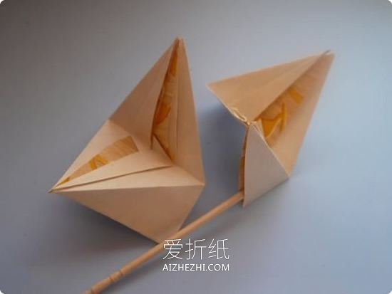 漂亮纸花球怎么折的图解教程- www.aizhezhi.com