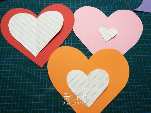 怎么做创意心形贺卡的手工制作方法图解- www.aizhezhi.com