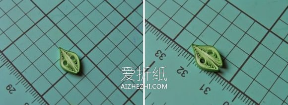 怎么做衍纸多卷花叶的制作方法步骤图解- www.aizhezhi.com