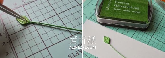怎么做衍纸多卷花叶的制作方法步骤图解- www.aizhezhi.com