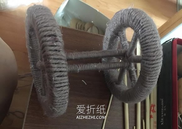 怎么做好看三轮车模型装饰品的制作图解- www.aizhezhi.com