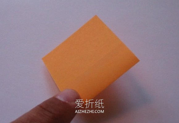 怎么用便签纸折纸小盒子的折法图解教程- www.aizhezhi.com