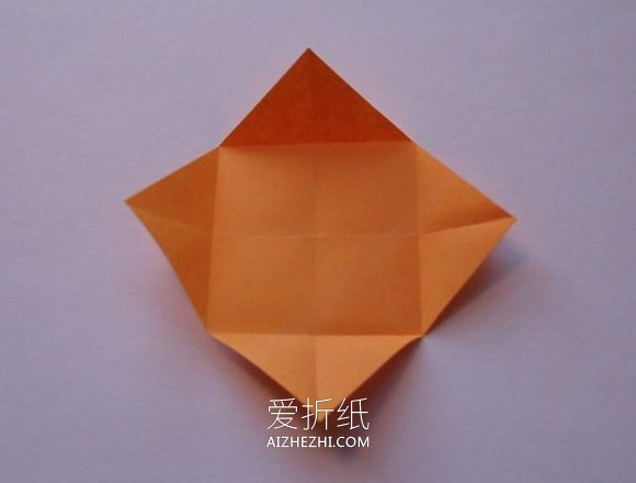 怎么用便签纸折纸小盒子的折法图解教程- www.aizhezhi.com