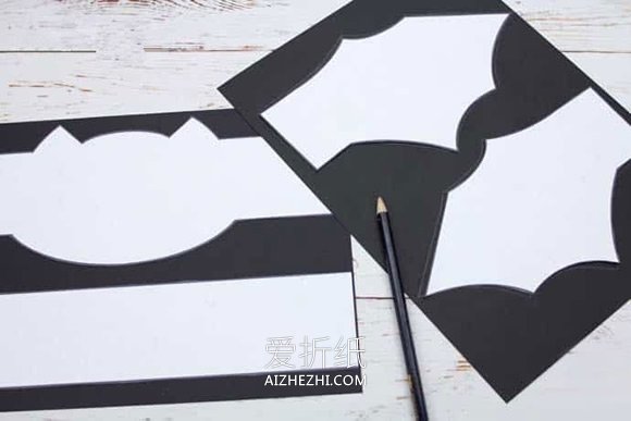 怎么用卡纸做万圣节蝙蝠帽子头饰的制作方法- www.aizhezhi.com