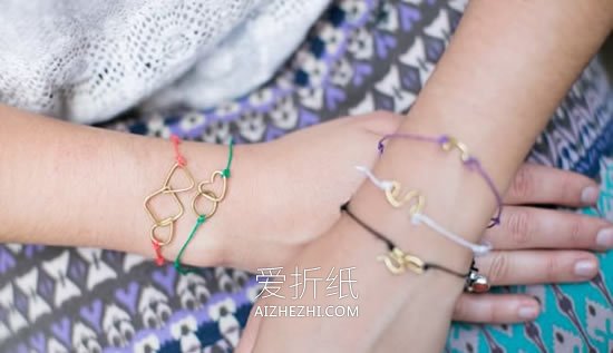 怎么做送女友的金属丝手链制作方法最简单- www.aizhezhi.com