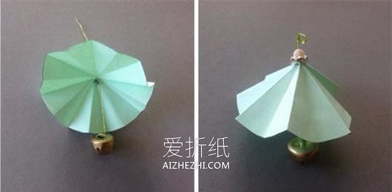 怎么做雨伞纸风铃的手工制作方法图解- www.aizhezhi.com