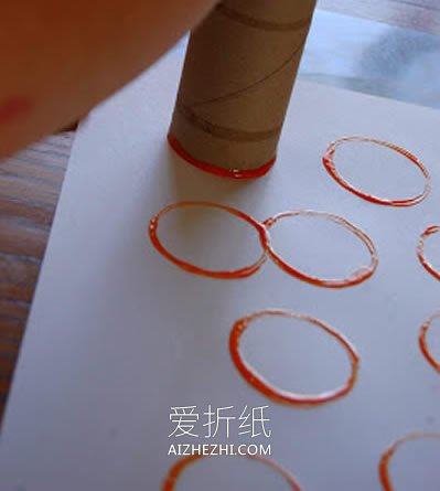 怎么用卷纸芯做万圣节南瓜贺卡的制作方法- www.aizhezhi.com