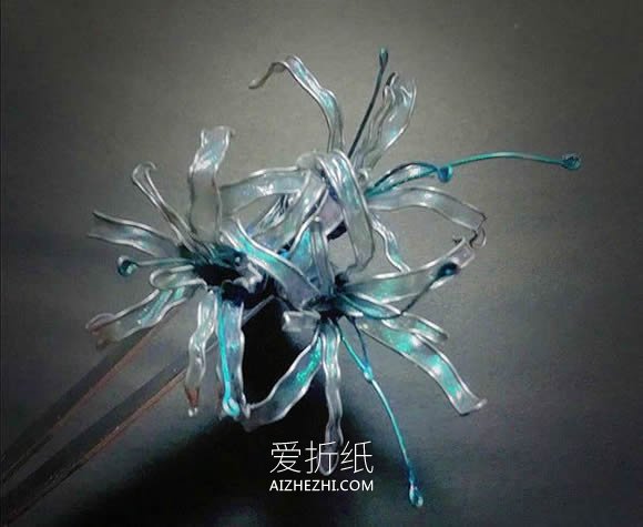 怎么做美丽指甲油花的制作方法图解- www.aizhezhi.com