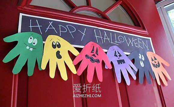 怎么用卡纸做万圣节幽灵装饰的制作方法- www.aizhezhi.com