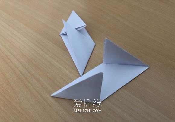 怎么折四角飞镖的折法图解教程- www.aizhezhi.com