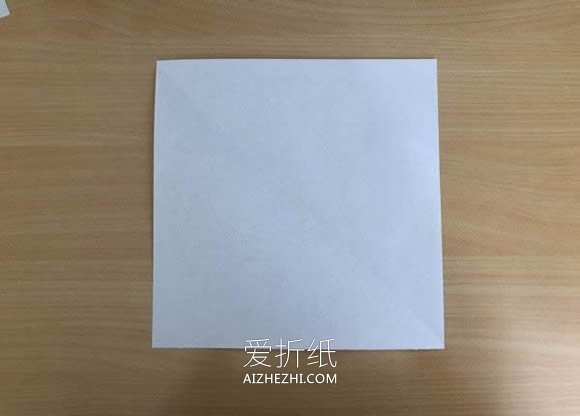 怎么折四角飞镖的折法图解教程- www.aizhezhi.com