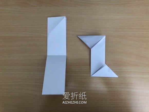 怎么折四角飞镖的折法图解教程- www.aizhezhi.com