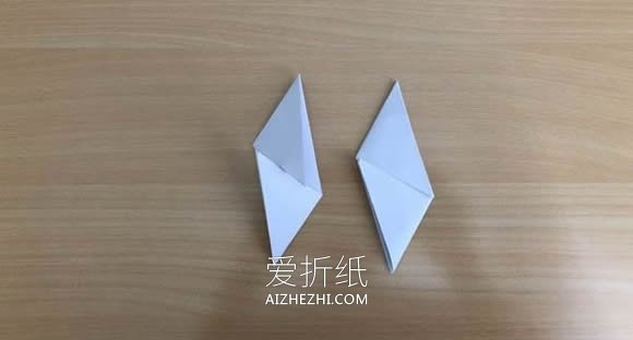 怎么折四角飞镖的折法图解教程- www.aizhezhi.com