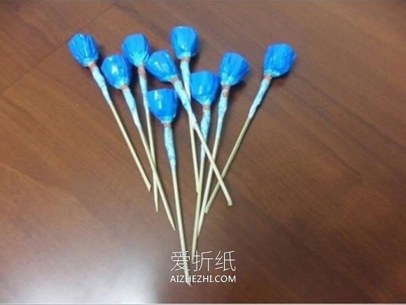 怎么做情人节/母亲节糖果花礼物的制作方法- www.aizhezhi.com