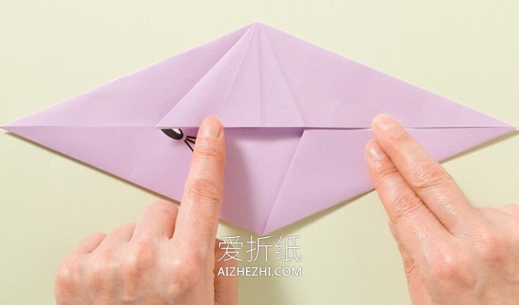 怎么折纸漂亮立体老鼠的折法步骤图解- www.aizhezhi.com