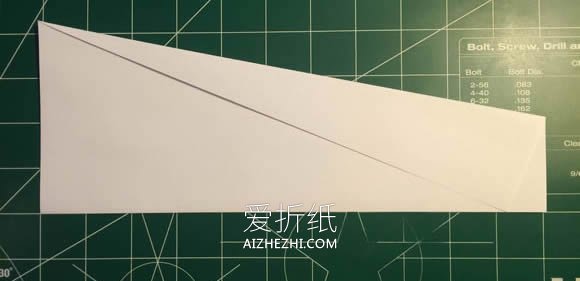 怎么折纸又快又稳又远纸飞机的折法图解- www.aizhezhi.com