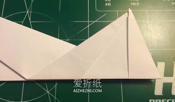 怎么折纸又快又稳又远纸飞机的折法图解- www.aizhezhi.com