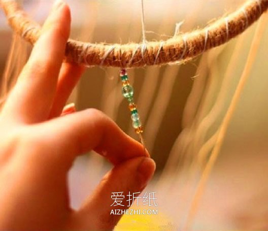 怎么用旧钥匙做串珠风铃的制作方法简单漂亮- www.aizhezhi.com