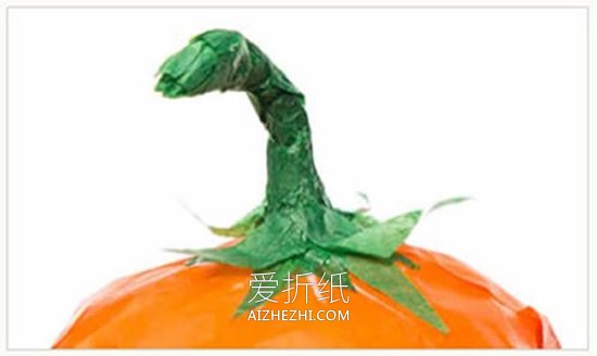 怎么用扭扭棒做万圣节南瓜灯的手工制作教程- www.aizhezhi.com