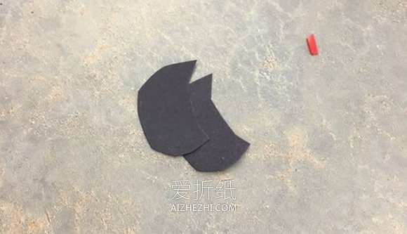 怎么做万圣节卡纸蝙蝠装饰的手工制作步骤- www.aizhezhi.com