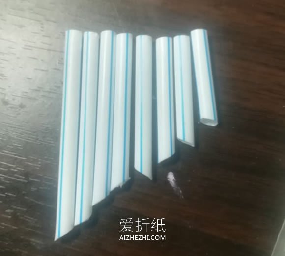 吸管手工制作口风琴的方法- www.aizhezhi.com