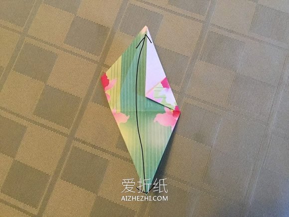 简单折纸八角星星装饰的折法步骤图解- www.aizhezhi.com