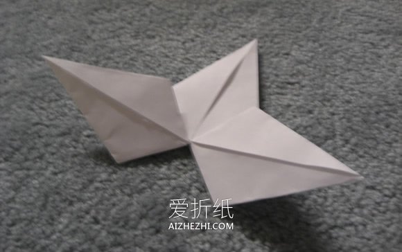 怎么折纸可以飞的战斗机的折法图解教程- www.aizhezhi.com